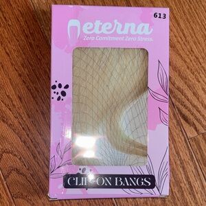 Eterna Clip-On Bangs in Light Blonde